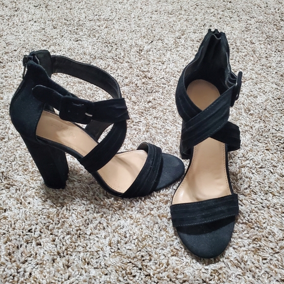Charlotte Russe Shoes - Charlotte Russe Black Heels Size 7